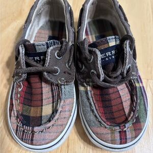 Sperry Boat Shoes Plaid Little boys shoes Top-Siders